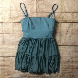 Teal Athletic Ballet Inspired Dress